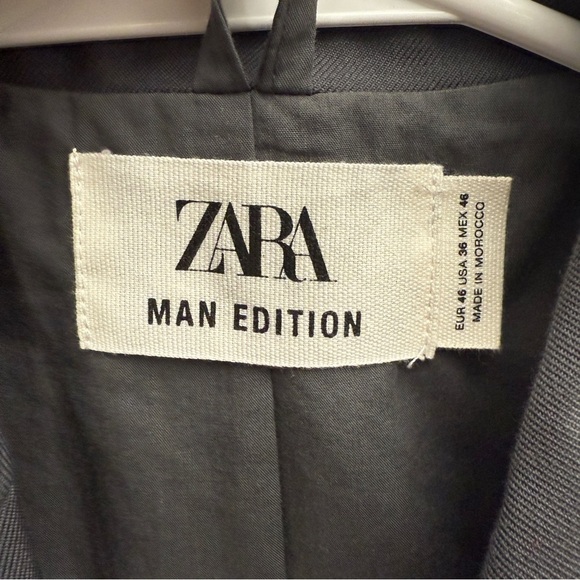 Zara Man Edition Gray Blazer Size 36 - Picture 5 of 7